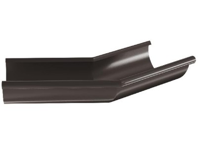 Водосток Aquasistem, система 150/100 - Угол желоба, наружный 135° RR 32 Тёмно-Коричневый