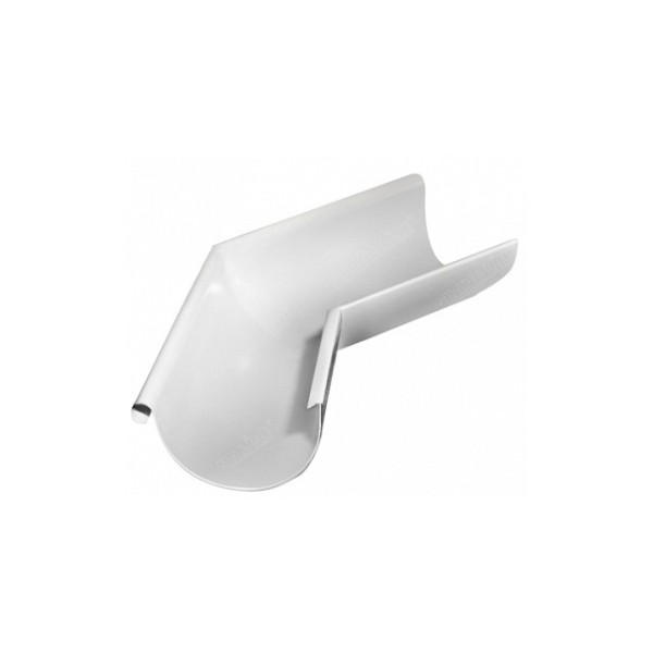 Водосток Grand Line 150x100 – Угол наружный 135° RAL 9003 купить в Пустошке