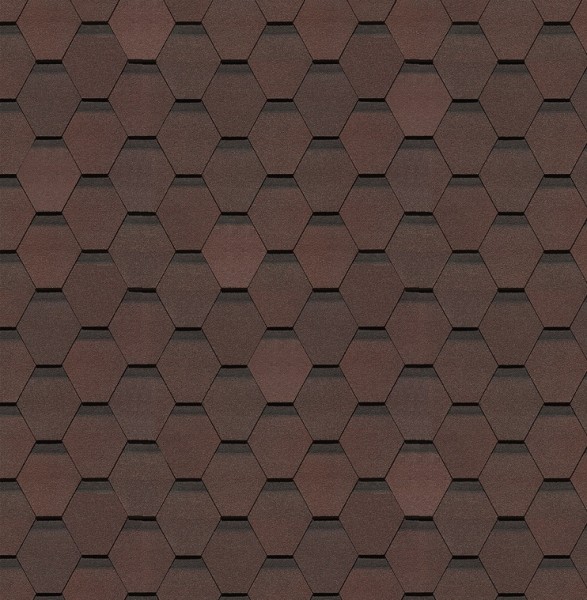 Гибкая черепица Docke, коллекция Шеффилд – Зрелый каштан купить в Пустошке