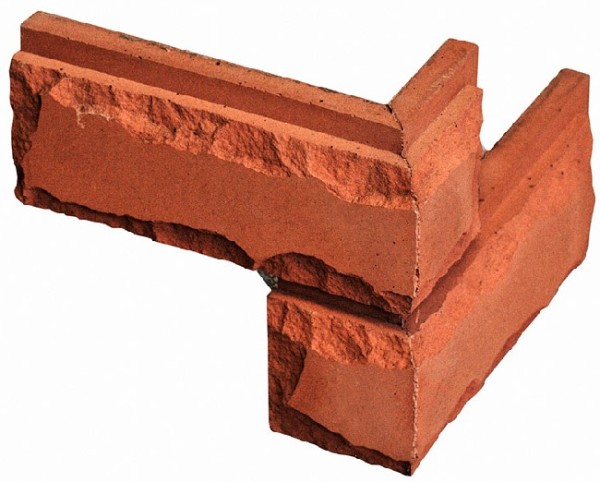 Угловой элемент Кирисс Фасад Колотый кирпич купить в Пустошке