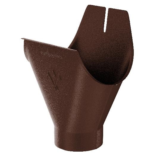 Водосток Aquasistem, Система 125x90 - Воронка желоба RAL 8017 Коричневый matt купить в Пустошке