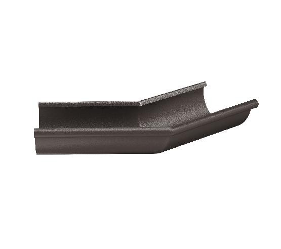 Водосток Aquasistem, Система 150/100 - Угол желоба, наружный 135° RR 32 Тёмно-коричневый matt купить в Пустошке