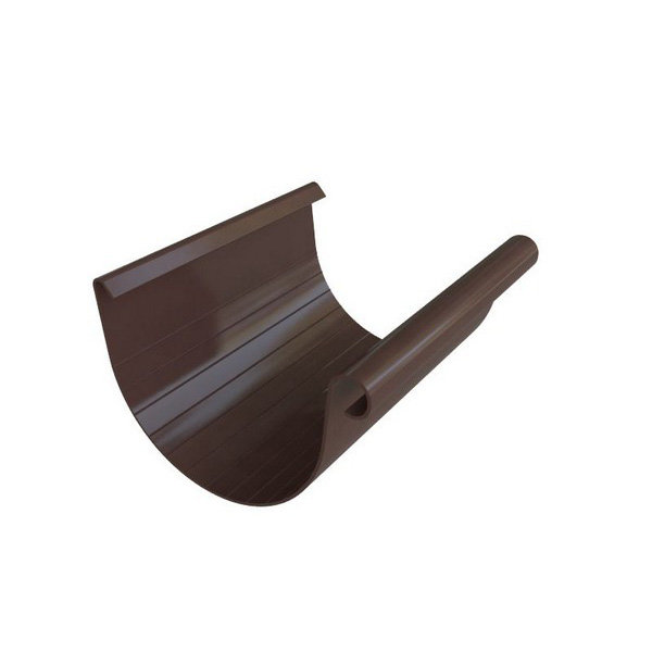 Водосток Альта-Профиль ПВХ – Желоб водосточный 4м (коричневый) купить в Пустошке