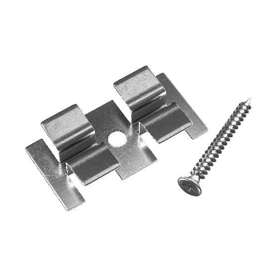 Клипса с саморезом, Grinder шовный монтаж 5 mm купить в Пустошке