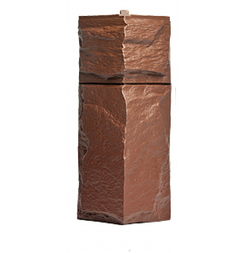 Угол T-Сайдинг-Гранит Леон Коричневый купить в Пустошке