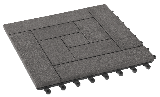 Модульный паркет ДПК GRINDERDECO Люкс 10 Серый базальт купить в Пустошке