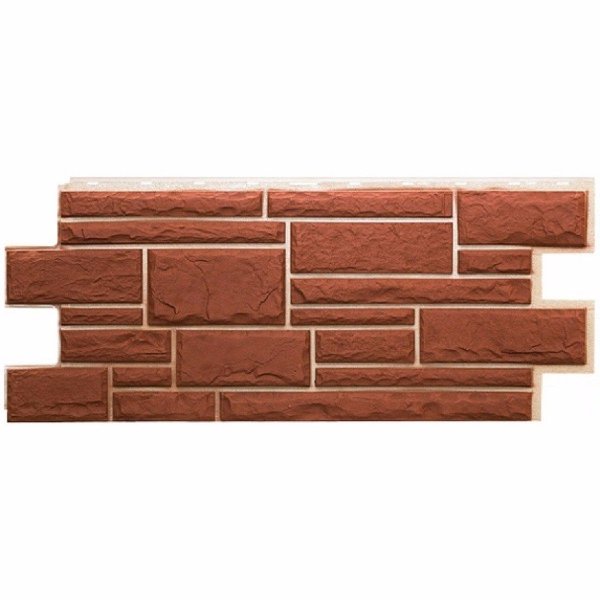 Фасадная панель Техоснастка, Камень Дикий, Коричневый купить в Пустошке