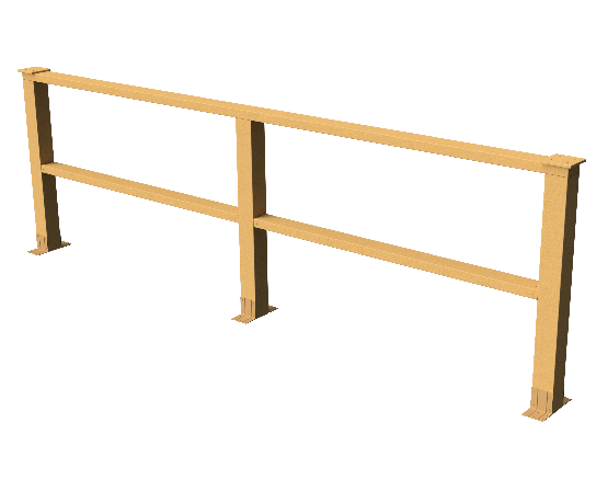 Ограждения декоративное ДПК GRINDERDECO Ковбойская изгородь песчаник купить в Пустошке