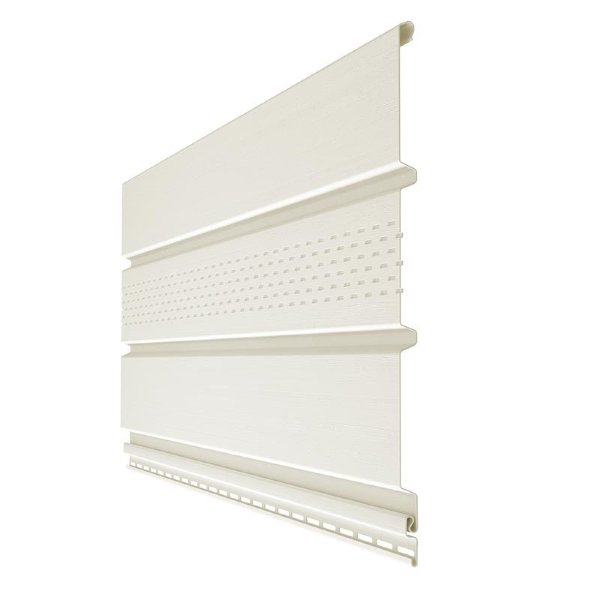 Софит с центральной перфорацией белый купить в Пустошке