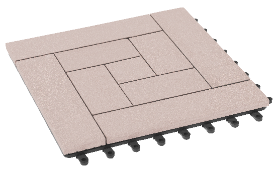 Модульный паркет ДПК GRINDERDECO Люкс 10 Выбеленный дуб купить в Пустошке