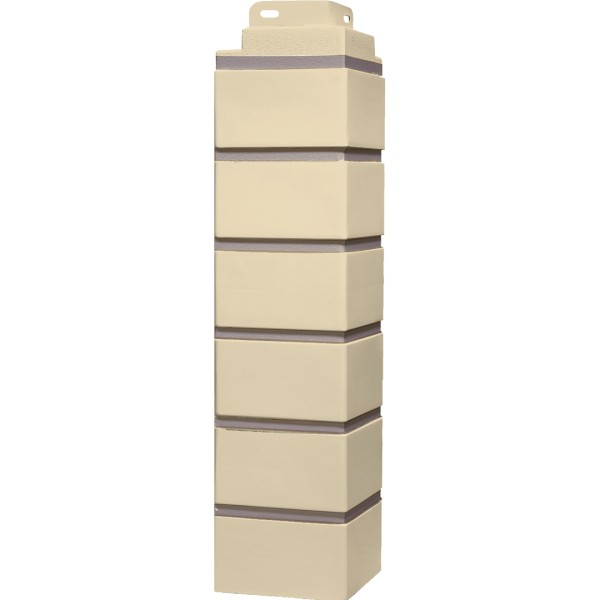 Угол наружный Fineber «Кирпич клинкерный» Желтый купить в Пустошке