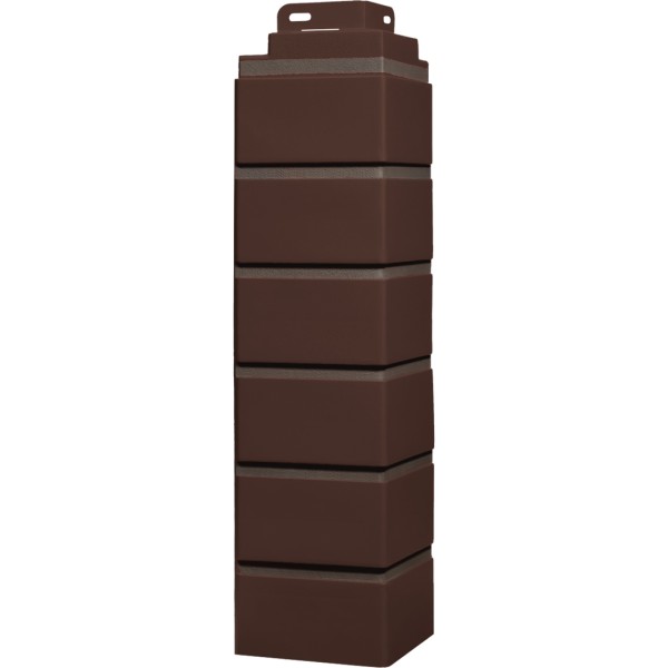 Угол наружный Fineber «Кирпич клинкерный» Жженный купить в Пустошке