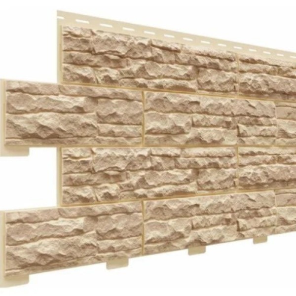 Фасадная панель Доломит Скалистый риф Люкс Карамель купить в Пустошке