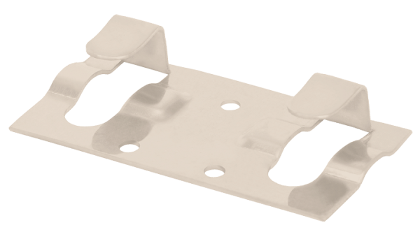 Кляймер стартовый Grinder для монтажа наличника белый купить в Пустошке