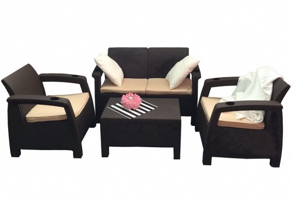 Комплект Yalta Terrace Set венге купить в Пустошке