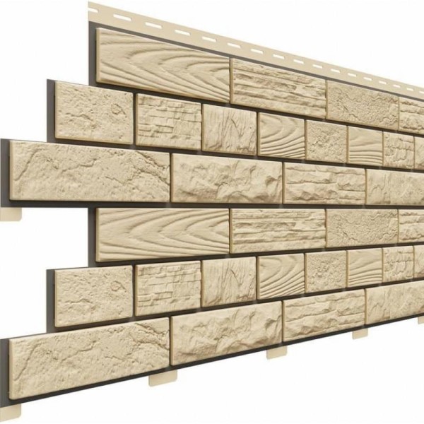 Фасадные панели (Цокольный Сайдинг) Доломит Москва Кремневый купить в Пустошке