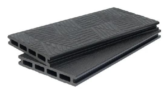 Террасная доска ДПК POLIVAN GROUP 3D+3D NEW пустотелая двухсторонняя DENPASAR Чёрный купить в Пустошке