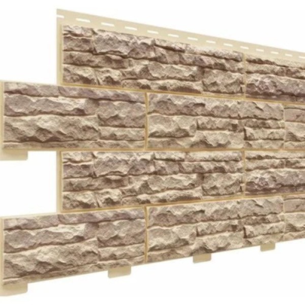 Фасадная панель Доломит Скалистый риф Люкс Янтарь купить в Пустошке