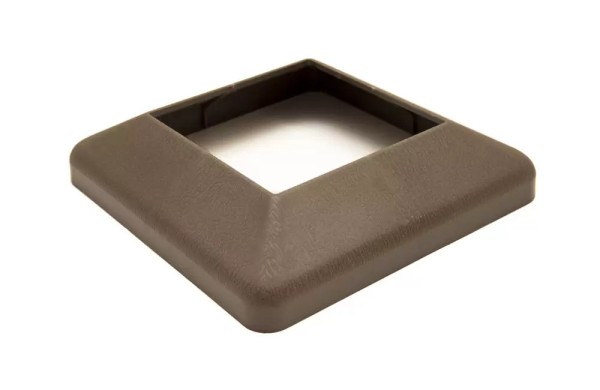 Крышка нижняя ПВХ для столба Deckart 125х125 Венге купить в Пустошке