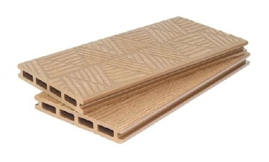 Террасная доска ДПК POLIVAN GROUP 3D+3D NEW пустотелая двухсторонняя DENPASAR Песочный купить в Пустошке