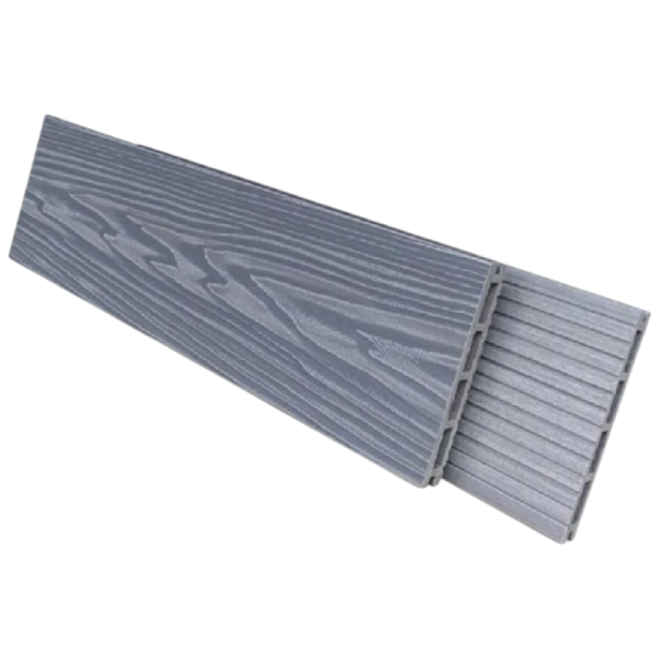 Террасная доска NanoWood Comfort 3D тиснение + вельвет Серый купить в Пустошке