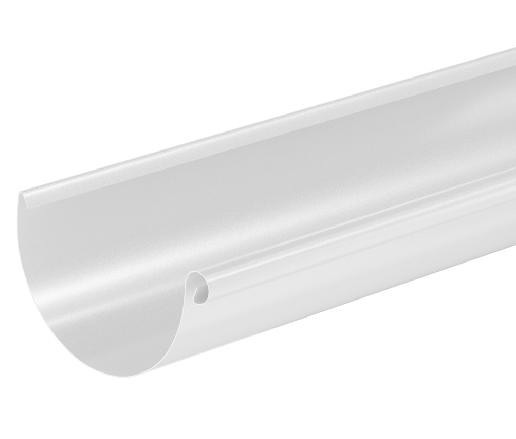 Водосток Aquasistem, система 125x90 - Водосточный желоб 3.00м RAL 9003 Белый купить в Пустошке