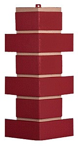 Угол T-Сайдинг - Кирпич Модерн Красный купить в Пустошке