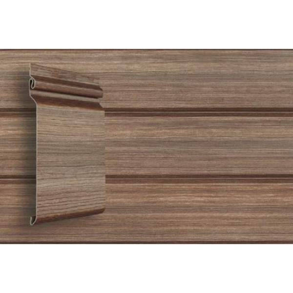 Виниловый сайдинг Grand Line Natural-Брус Tundra - Кедр купить в Пустошке