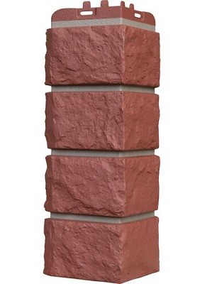 Угол наружный Grand Line Колотый Камень Корица, Шов темно-бежевый купить в Пустошке