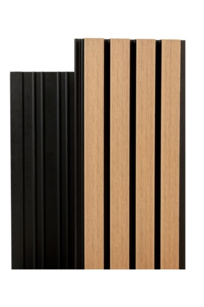 Фасадная реечная панель Ecodecking Скай коэкструзия 200х20х3000 Бук купить в Пустошке