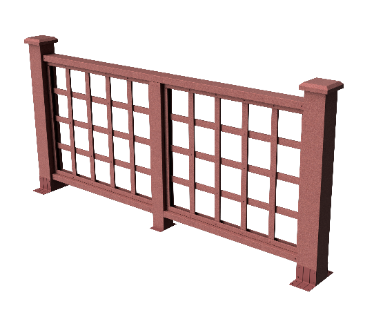 Ограждения декоративное ДПК GRINDERDECO Дувр мербау купить в Пустошке