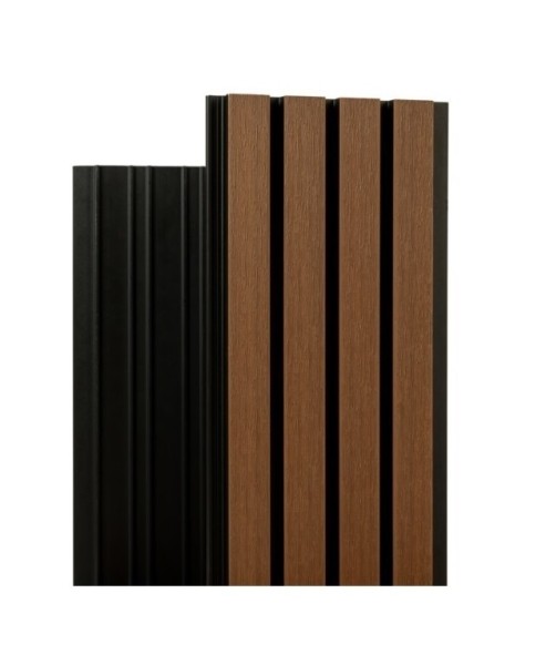 Фасадная реечная панель Ecodecking Скай коэкструзия 200х20х3000 Тик купить в Пустошке