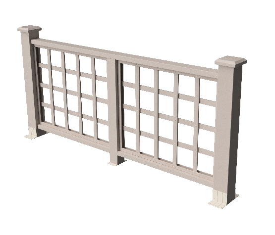 Ограждения декоративное ДПК GRINDERDECO Дувр выбеленый дуб купить в Пустошке