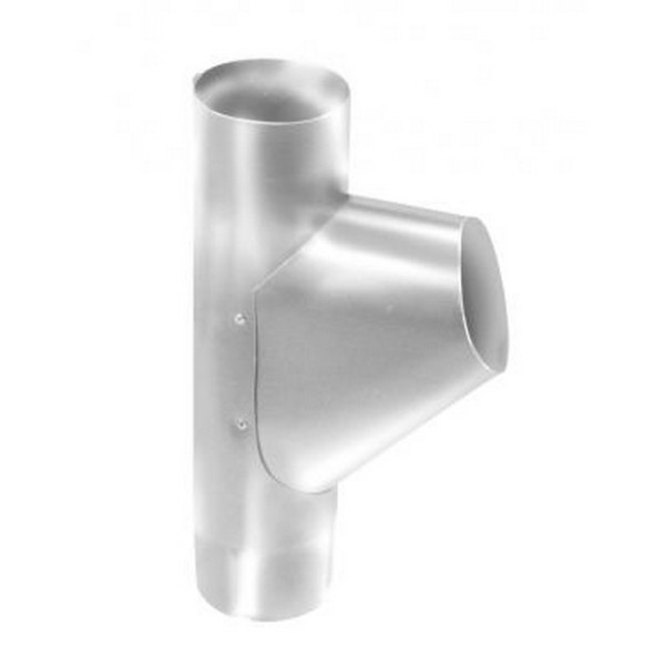 Водосток Grand Line 125x90 – Тройник RAL 9003 купить в Пустошке