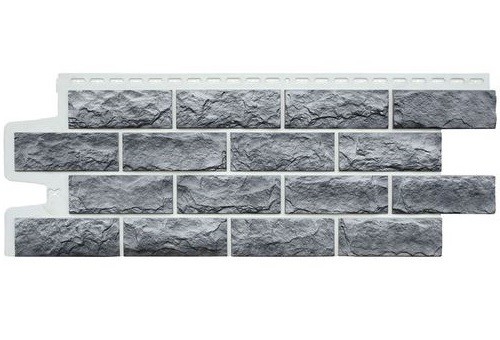 Фасадные панели Grand Line Колотый Камень Гранит, Шов белый купить в Пустошке