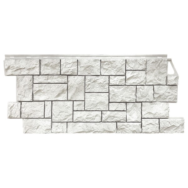 Фасадная панель FineBer, Камень Дикий, Жемчужный купить в Пустошке