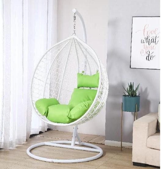 Кресло Подвесное из искусственного ротанга AFM-218B White купить в Пустошке