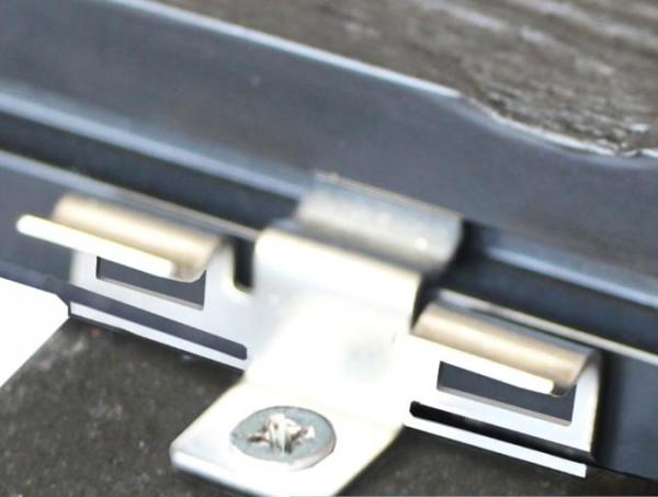 Кляймер промежуточный KRONEX № 7 для каркаса из металлопрофиля и лаги ДПК (упак100 шт) купить в Пустошке