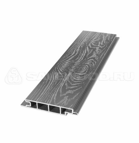 Террасная доска из ДПК SW Padus тангенциальный распил «SaveWood» пепельный купить в Пустошке