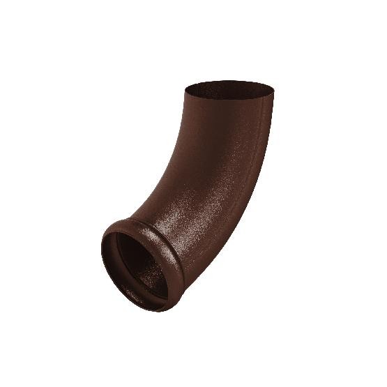 Водосток Aquasistem, Система 125x90 - Отвод трубы декоративный RAL 8017 Коричневый matt купить в Пустошке