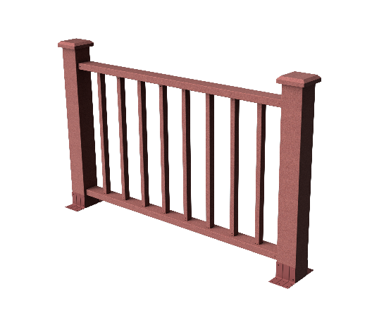 Ограждения декоративное ДПК GRINDERDECO Альма 1500 со скрытым крепежом мербау купить в Пустошке