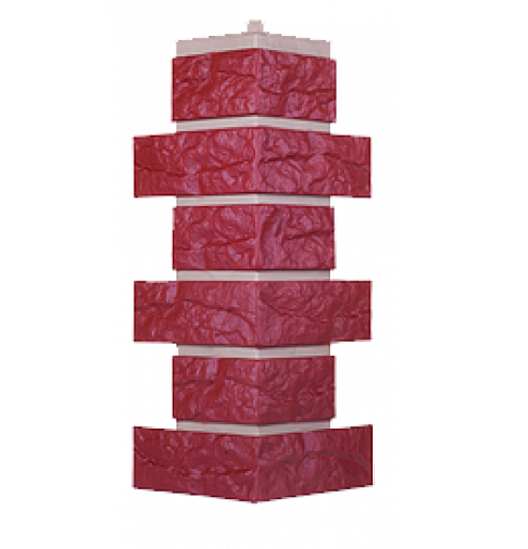 Угол T-Сайдинг-Кирпич Лондон Брик Красный купить в Пустошке