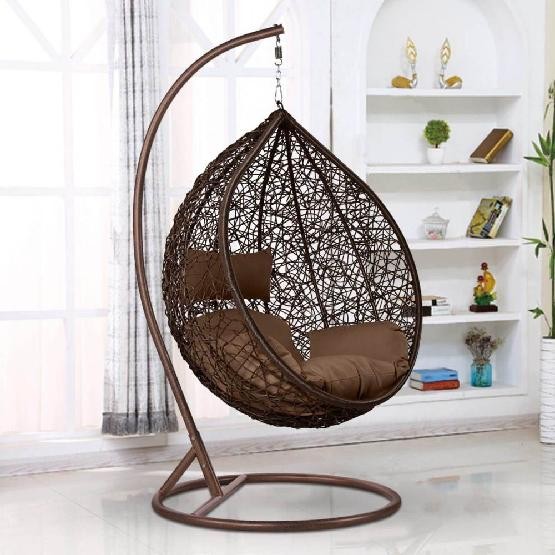 Кресло Подвесное из искусственного ротанга AFM-168A-XL Brown купить в Пустошке