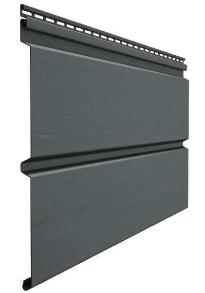 Виниловый сайдинг docke (дёке) - профиль D6S графит купить в Пустошке