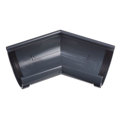 Угол желоба универсальный 135° Docke Lux ПВХ - Графит купить в Пустошке