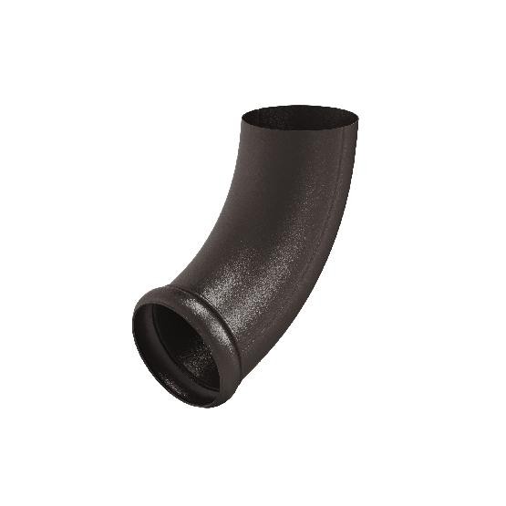 Водосток Aquasistem, Система 125x90 - Отвод трубы декорированный RR 32 Тёмно-коричневый matt купить в Пустошке