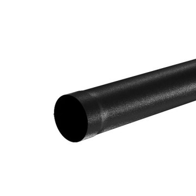 Водосток Aquasistem, система 125x90 - Труба водосточная 3.00м RAL 9005 Чёрный