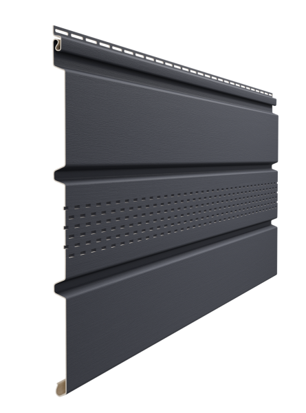 Софит Docke T4 центральной перфорацией Графит купить в Пустошке