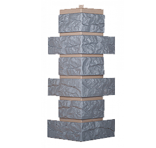 Угол T-Сайдинг-Кирпич Лондон Брик Серый купить в Пустошке