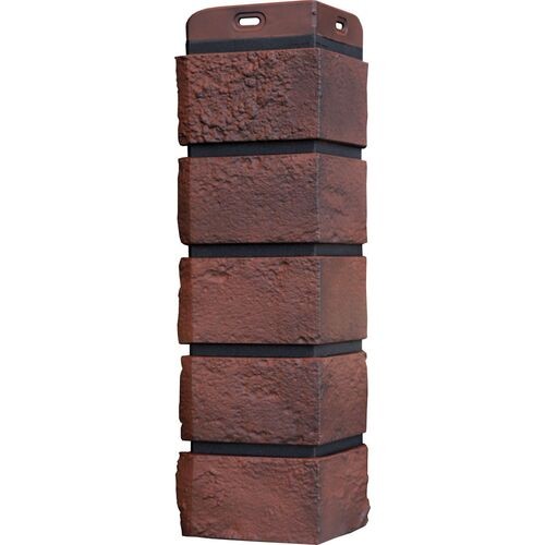 Угол Grand Line состаренный кирпич Элит кофе (жжёный), ШОВ черный купить в Пустошке